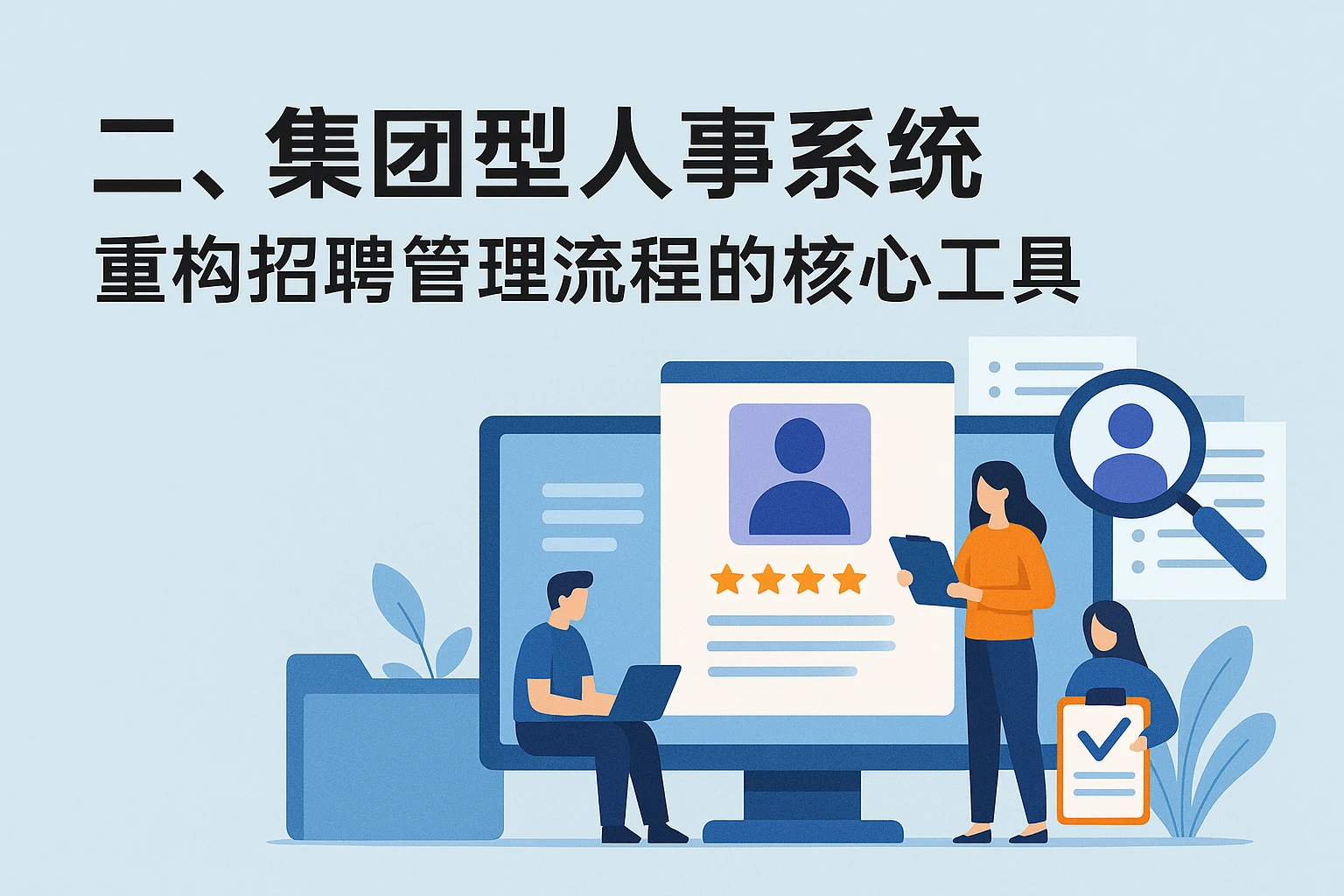 二、集团型人事系统：重构招聘管理流程的核心工具