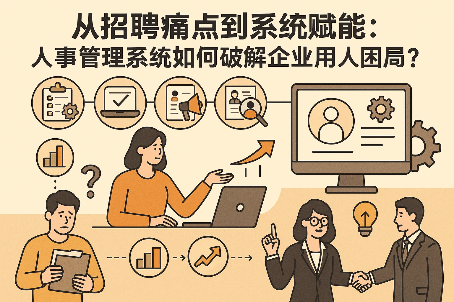 从招聘痛点到系统赋能:人事管理系统如何破解企业用人困局?