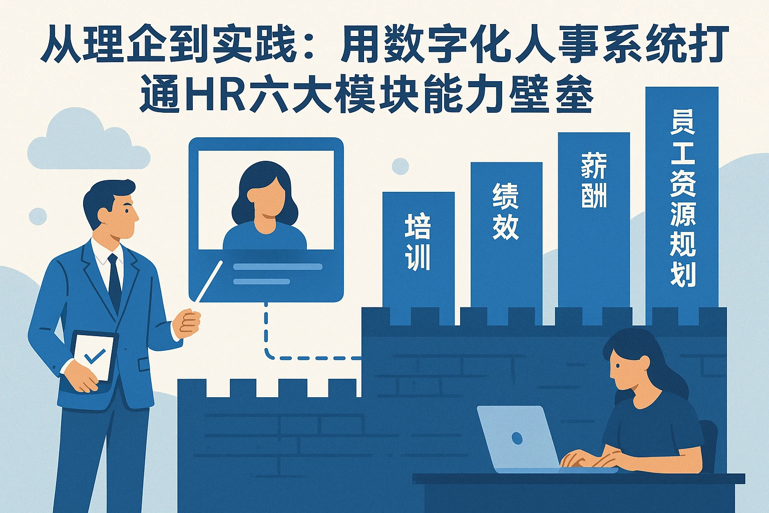 从理论到实践:用数字化人事系统打通HR六大模块能力壁垒