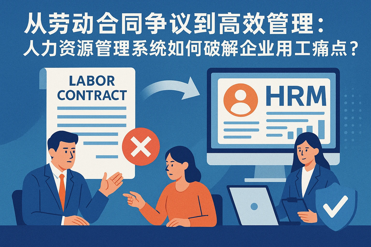 从劳动合同争议到高效管理:人力资源管理系统如何破解企业用工痛点?
