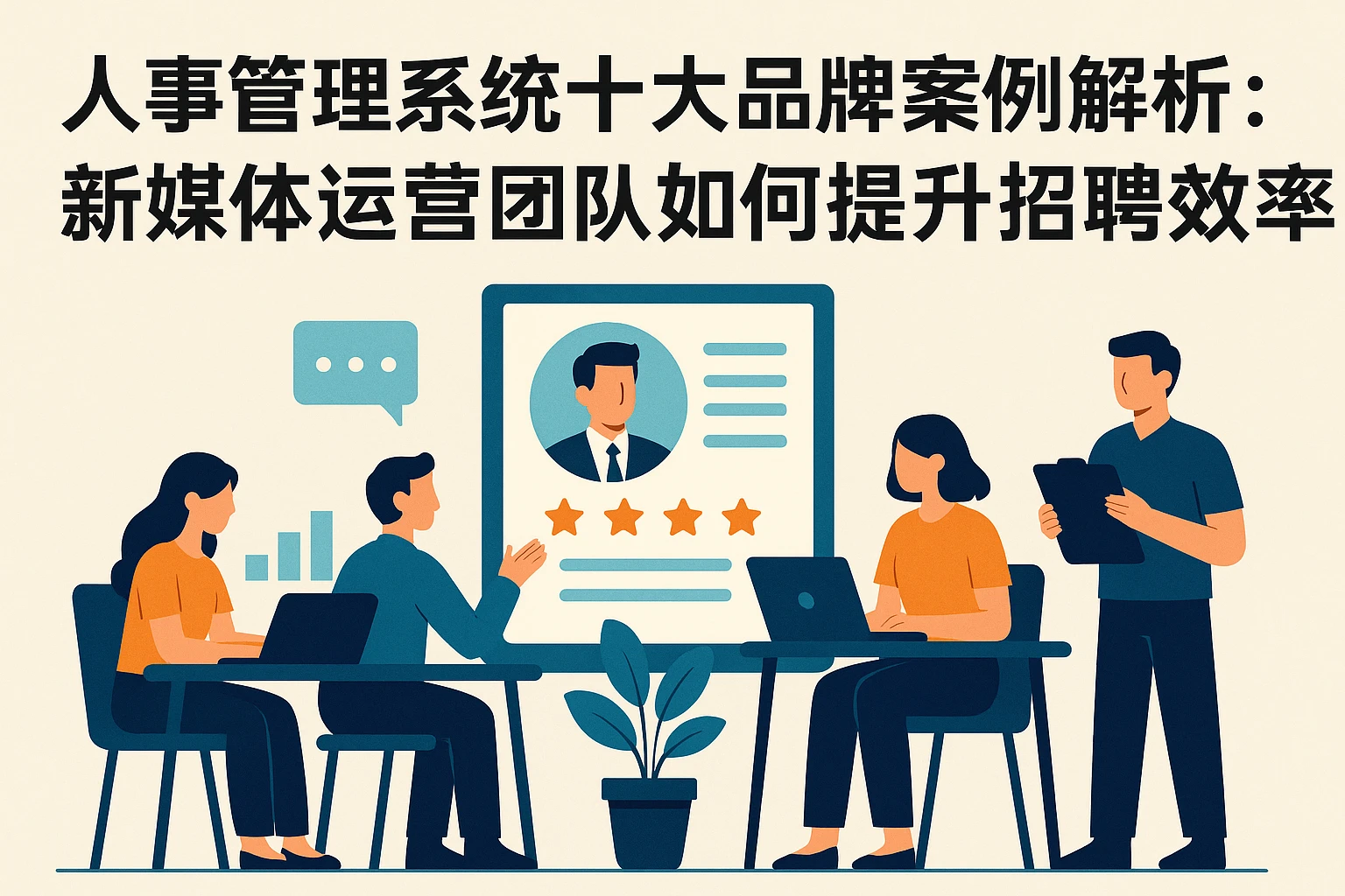 人事管理系统十大品牌案例解析:新媒体运营团队如何提升招聘效率