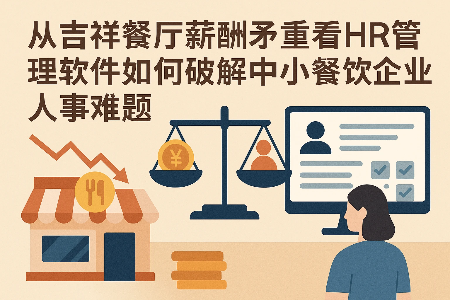 从吉祥餐厅薪酬矛盾看HR管理软件如何破解中小餐饮企业人事难题