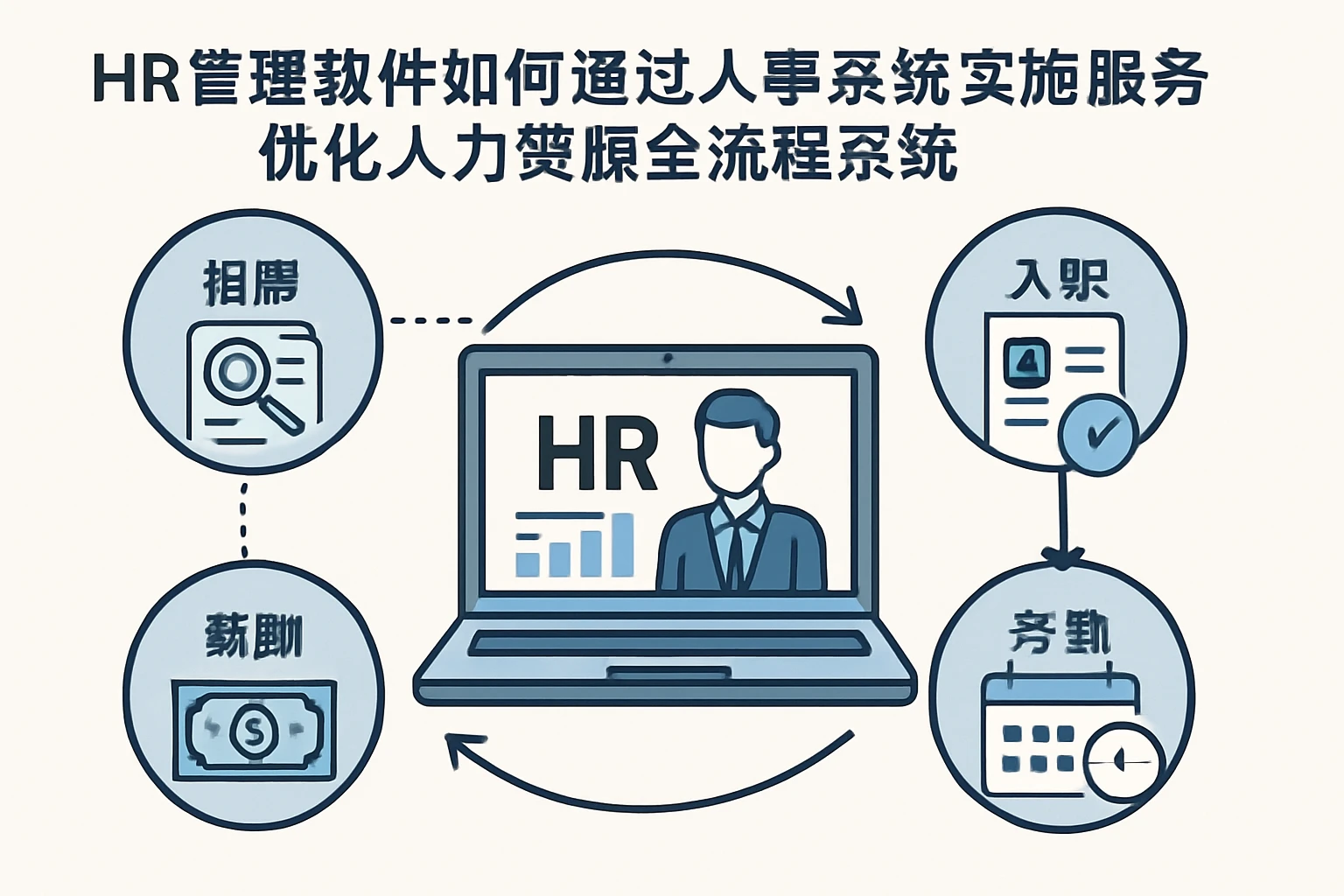 HR管理软件如何通过人事系统实施服务优化人力资源全流程系统