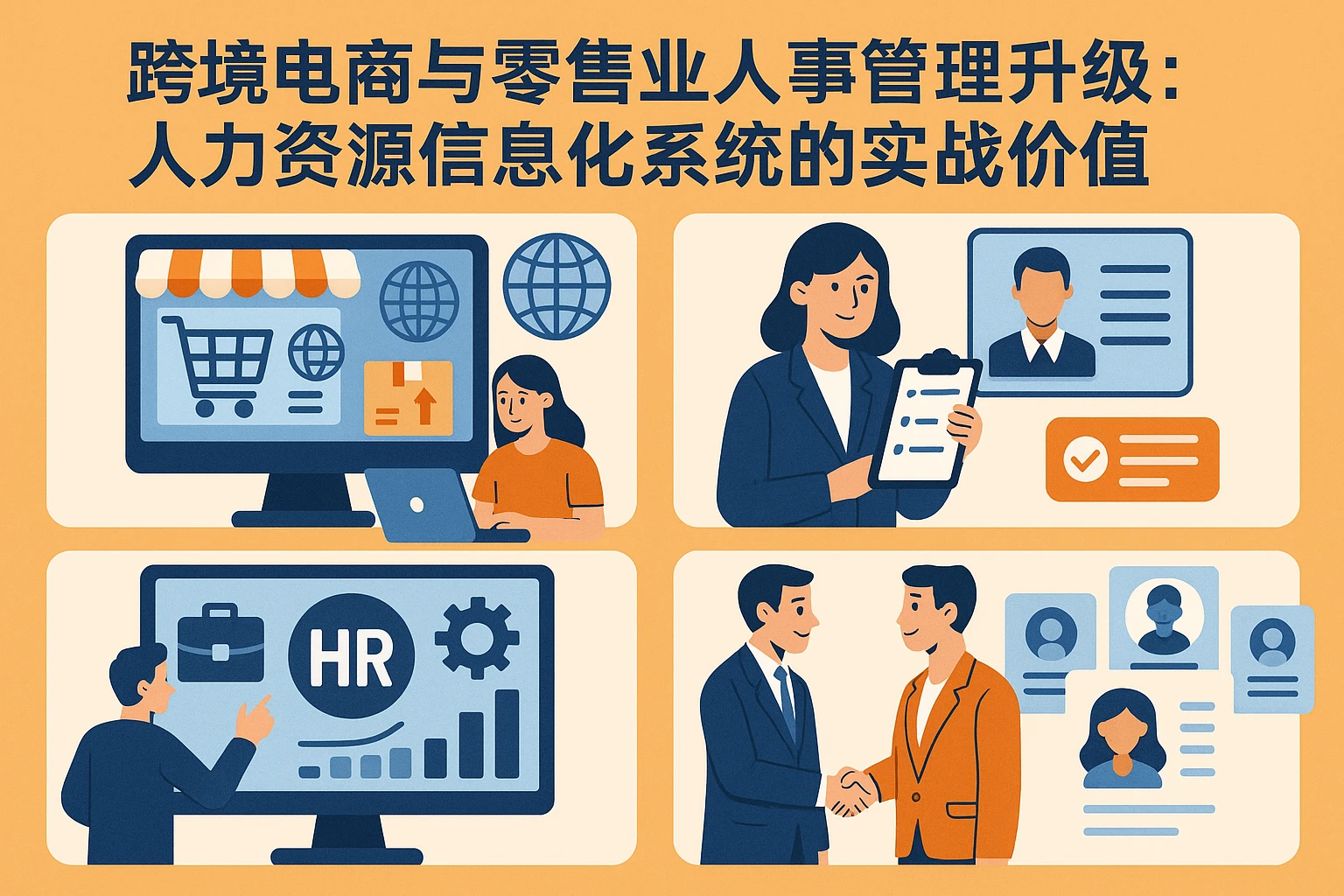 跨境电商与零售业人事管理升级：人力资源信息化系统的实战价值