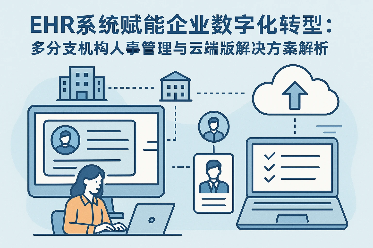 EHR系统赋能企业数字化转型：多分支机构人事管理与云端版解决方案解析