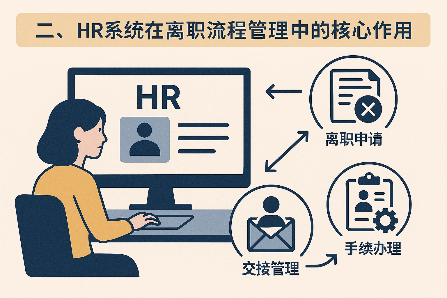 二、HR系统在离职流程管理中的核心作用
