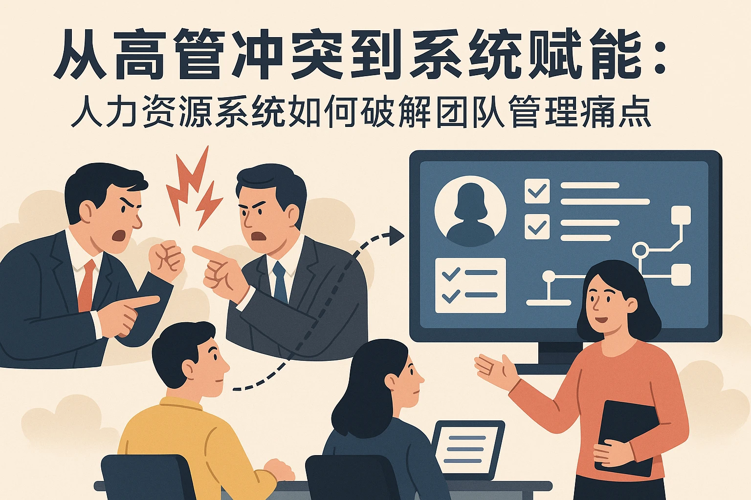 从高管冲突到系统赋能：人力资源系统如何破解团队管理痛点