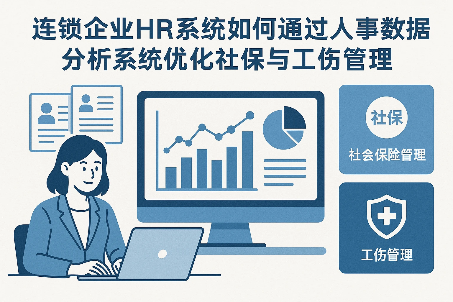 连锁企业HR系统如何通过人事数据分析系统优化社保与工伤管理