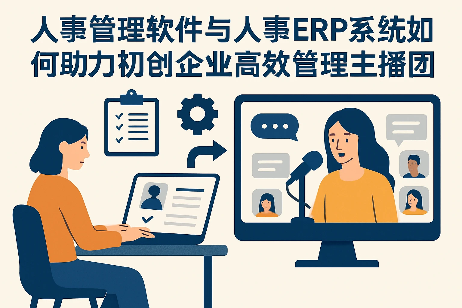 人事管理软件与人事ERP系统如何助力初创企业高效管理主播团队