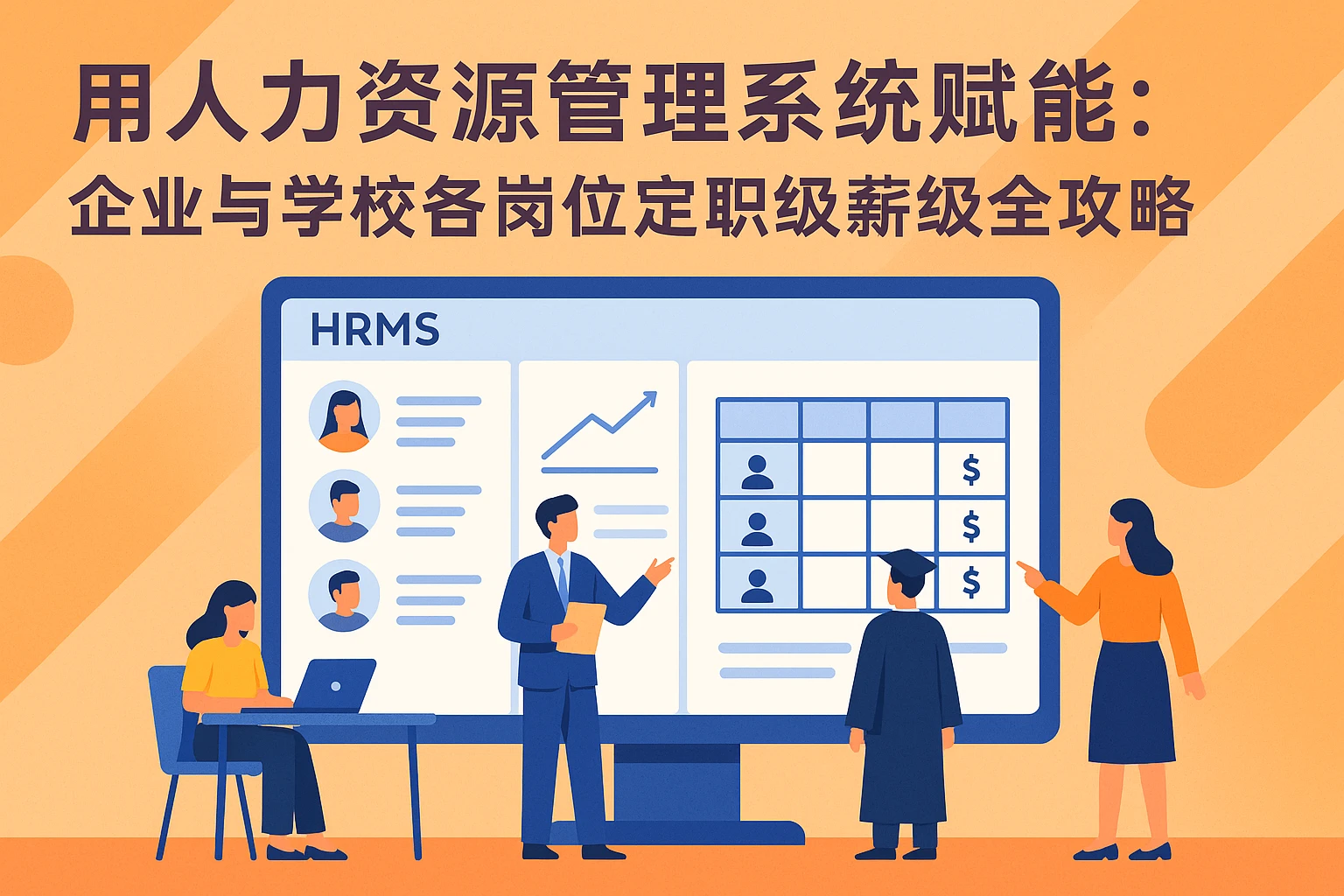 用人力资源管理系统赋能:企业与学校各岗位定职级薪级全攻略