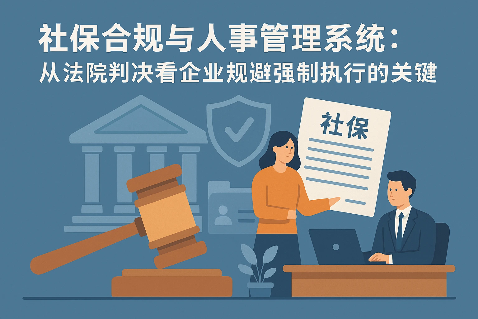 社保合规与人事管理系统:从法院判决看企业规避强制执行的关键