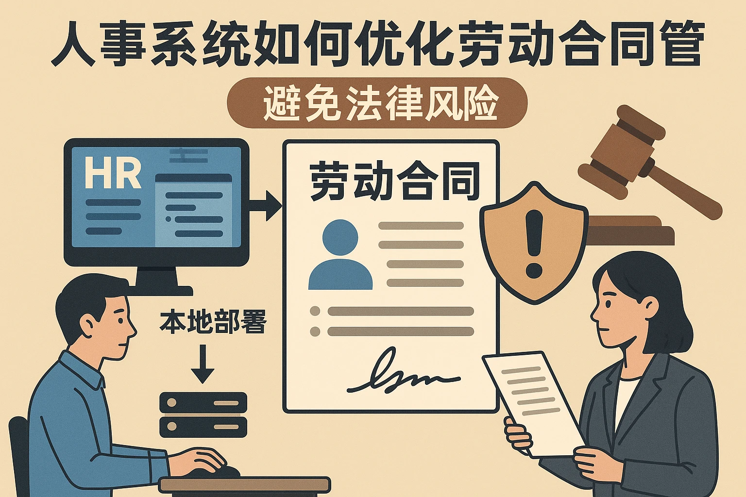 人事系统在本地部署中如何优化劳动合同管理，避免法律风险