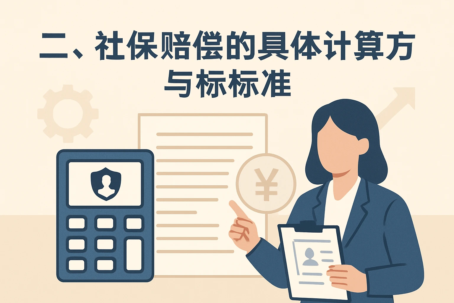 二、社保赔偿的具体计算方式与标准