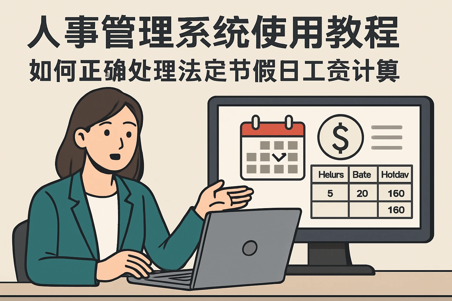 人事管理系统使用教程:如何正确处理法定节假日工资计算