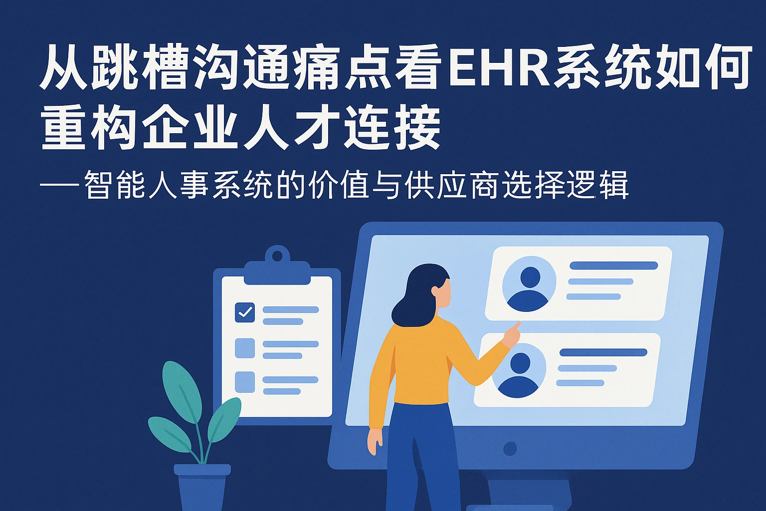 从跳槽沟通痛点看EHR系统如何重构企业人才连接——智能人事系统的价值与供应商选择逻辑