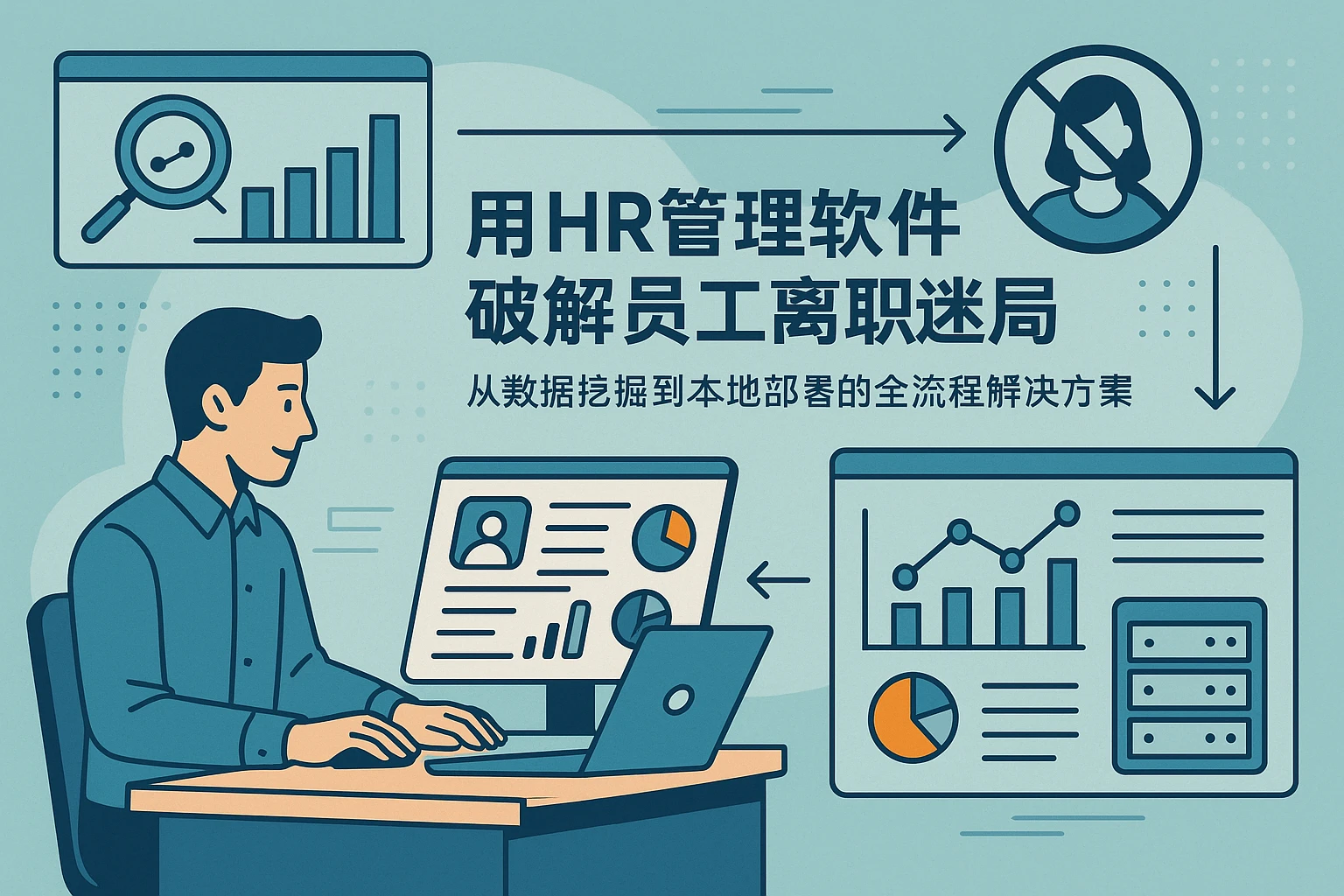 用HR管理软件破解员工离职迷局：从数据挖掘到本地部署的全流程解决方案