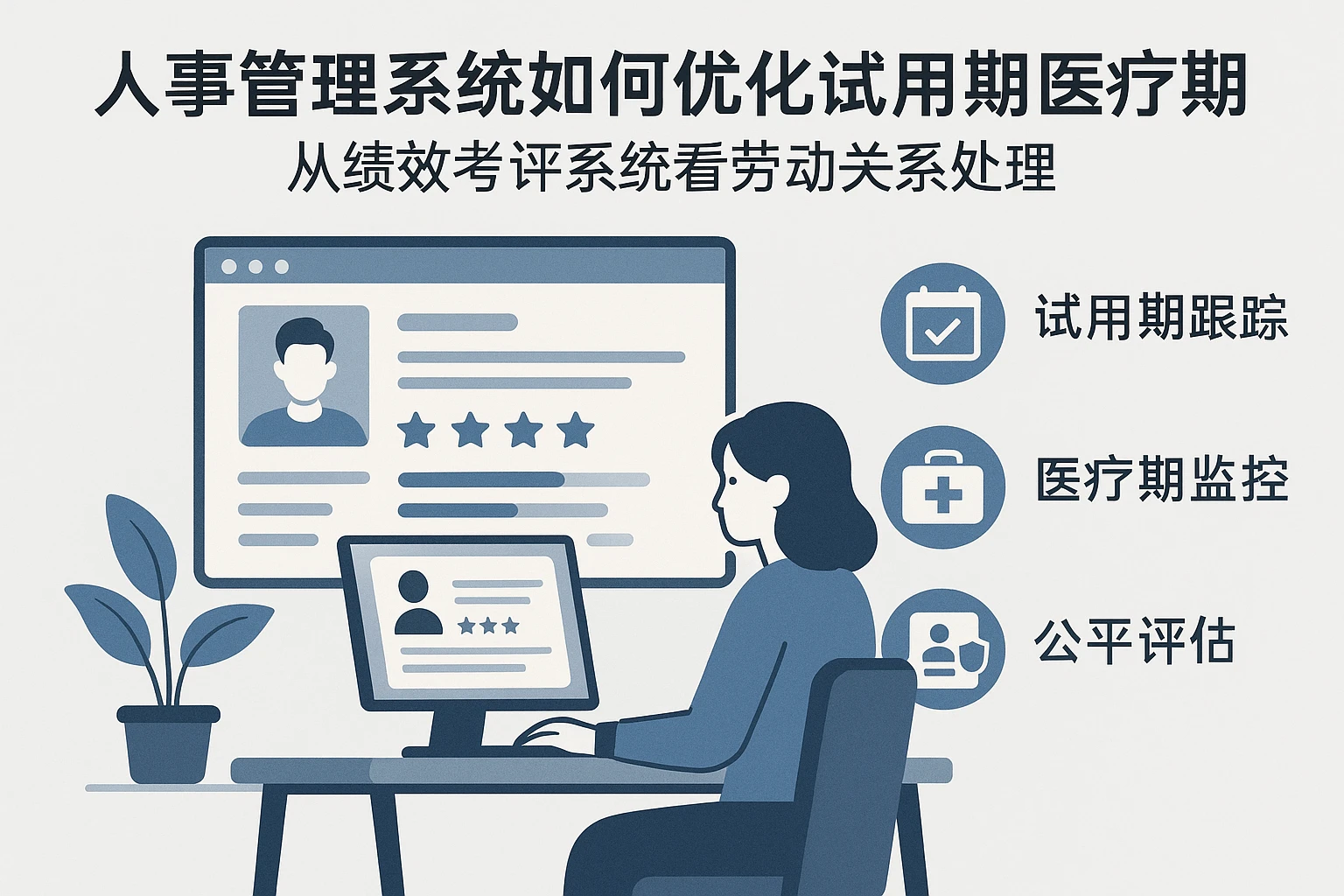 人事管理系统如何优化试用期医疗期管理：从绩效考评系统看劳动关系处理