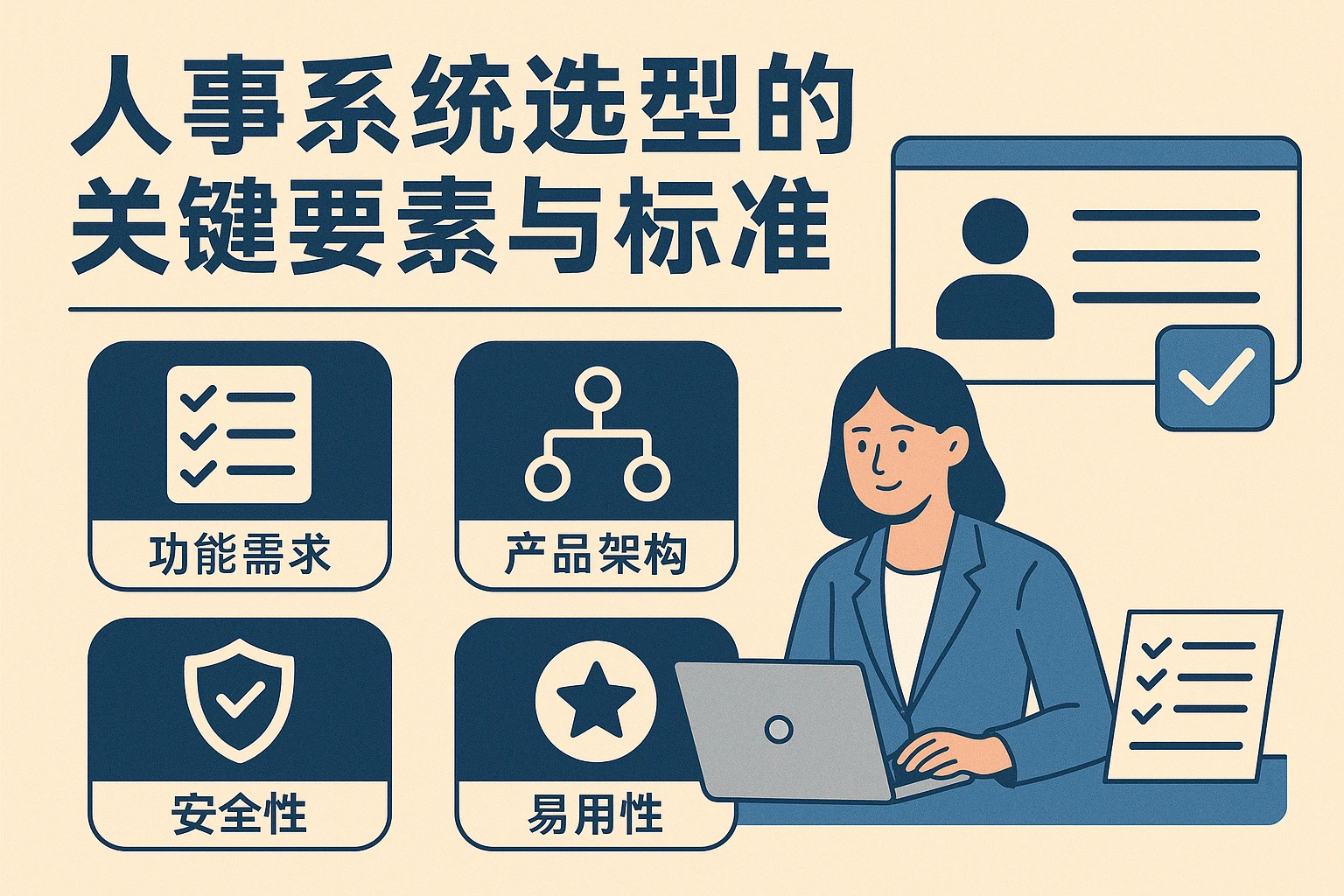 人事系统选型的关键要素与标准