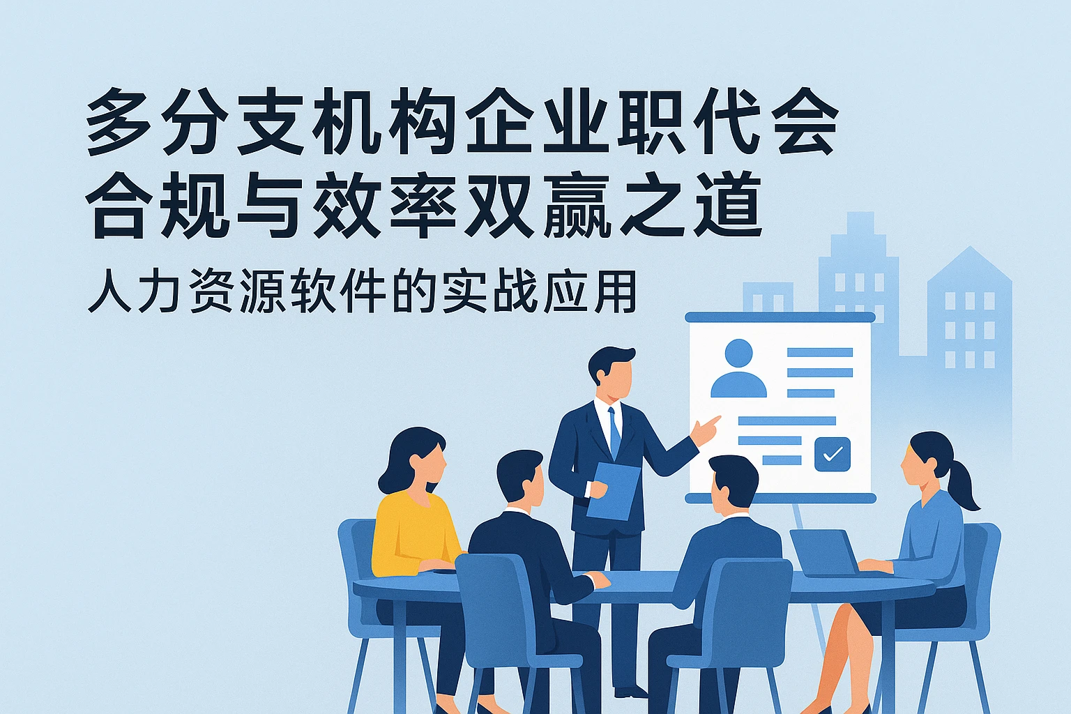 多分支机构企业职代会合规与效率双赢之道：人力资源软件的实战应用