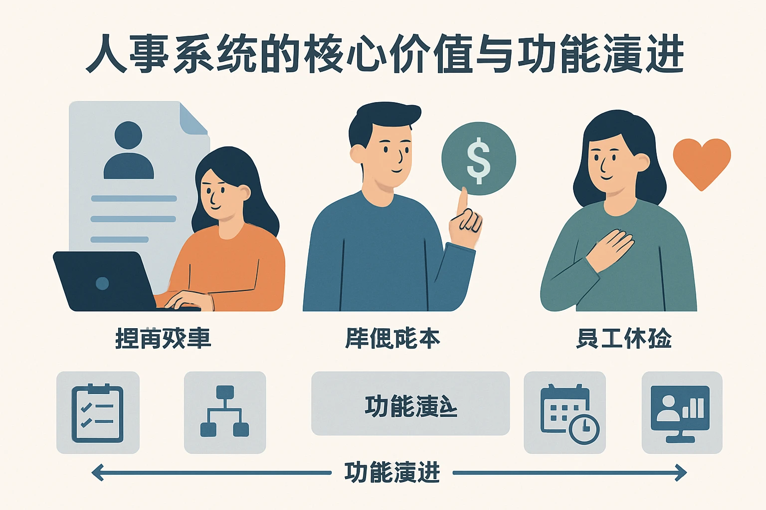人事系统的核心价值与功能演进