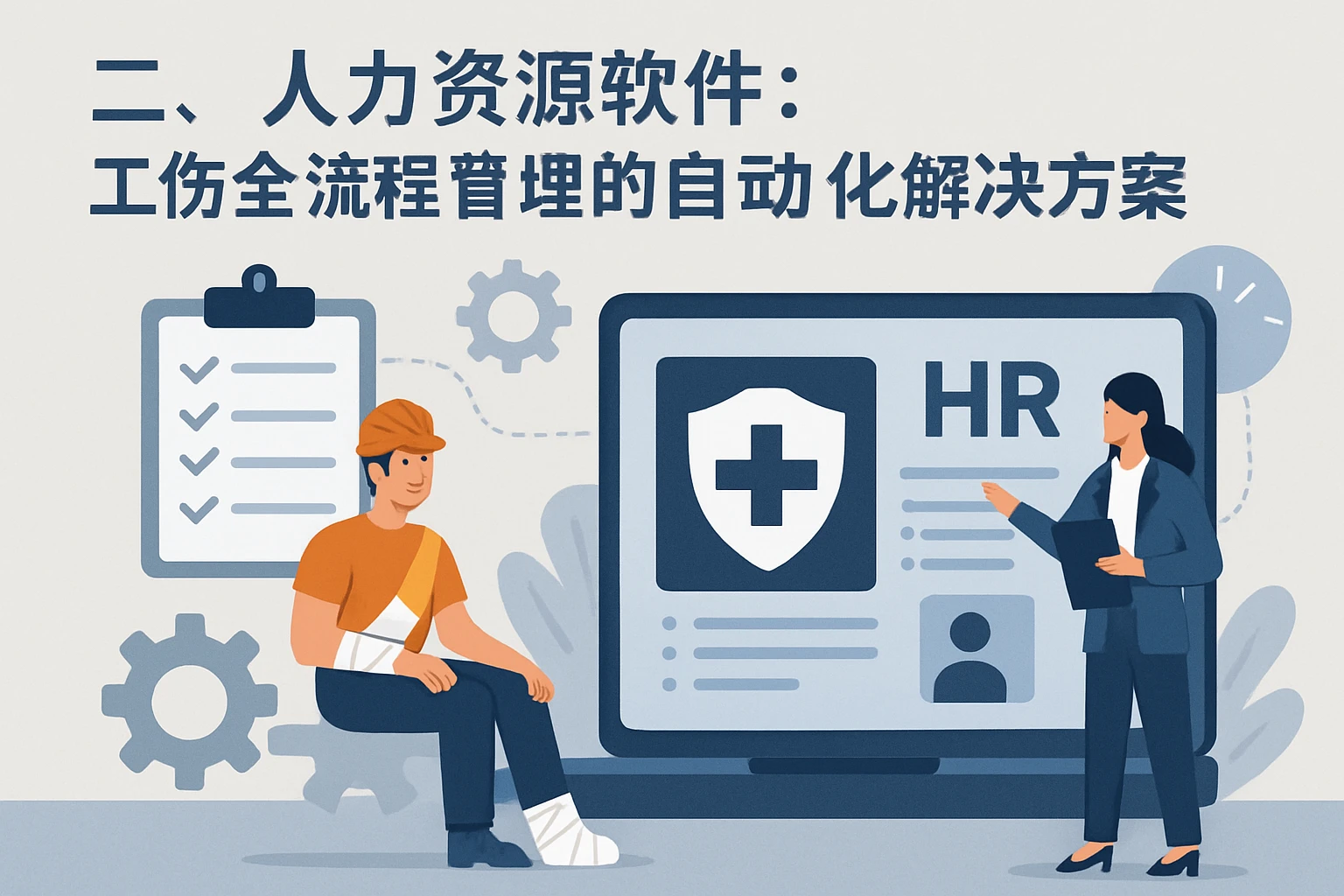 二、人力资源软件：工伤全流程管理的自动化解决方案