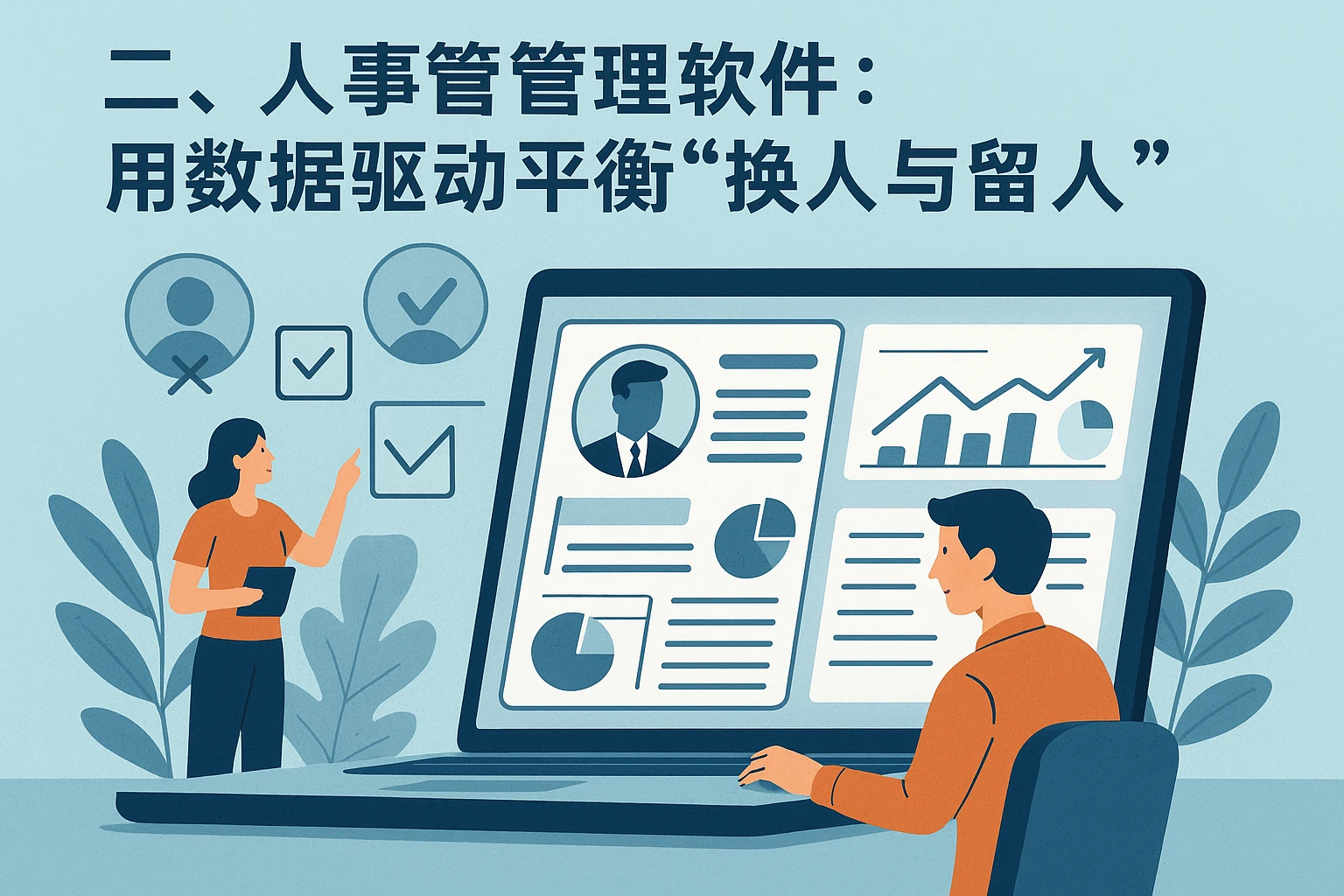 二、人事管理软件：用数据驱动平衡“留人与留人”