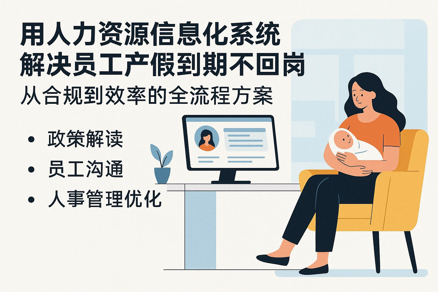用人力资源信息化系统解决员工产假到期不回岗难题:从合规到效率的全流程方案