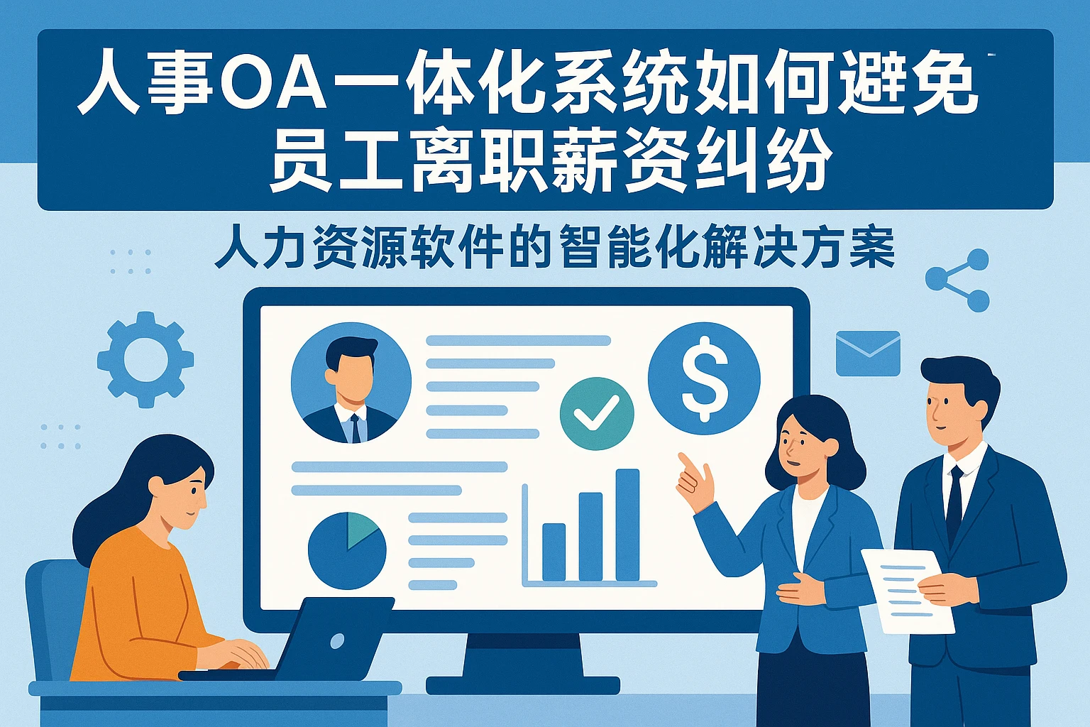 人事OA一体化系统如何避免员工离职薪资纠纷：人力资源软件的智能化解决方案