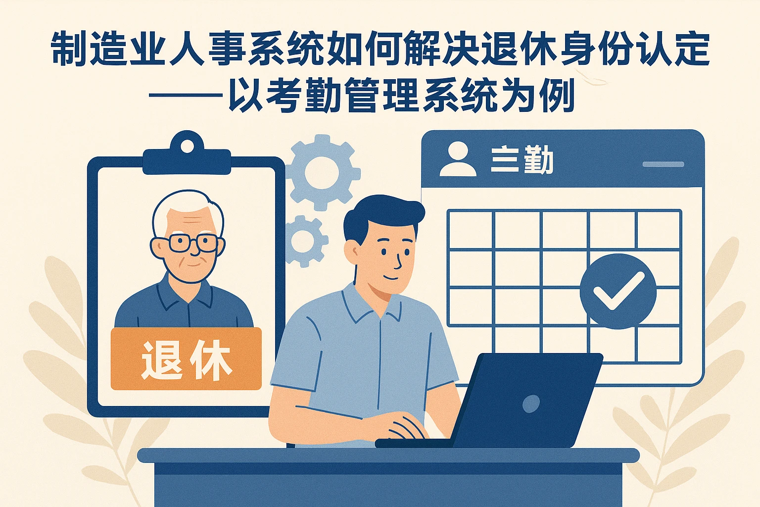 制造业人事系统如何解决退休身份认定难题——以考勤管理系统为例