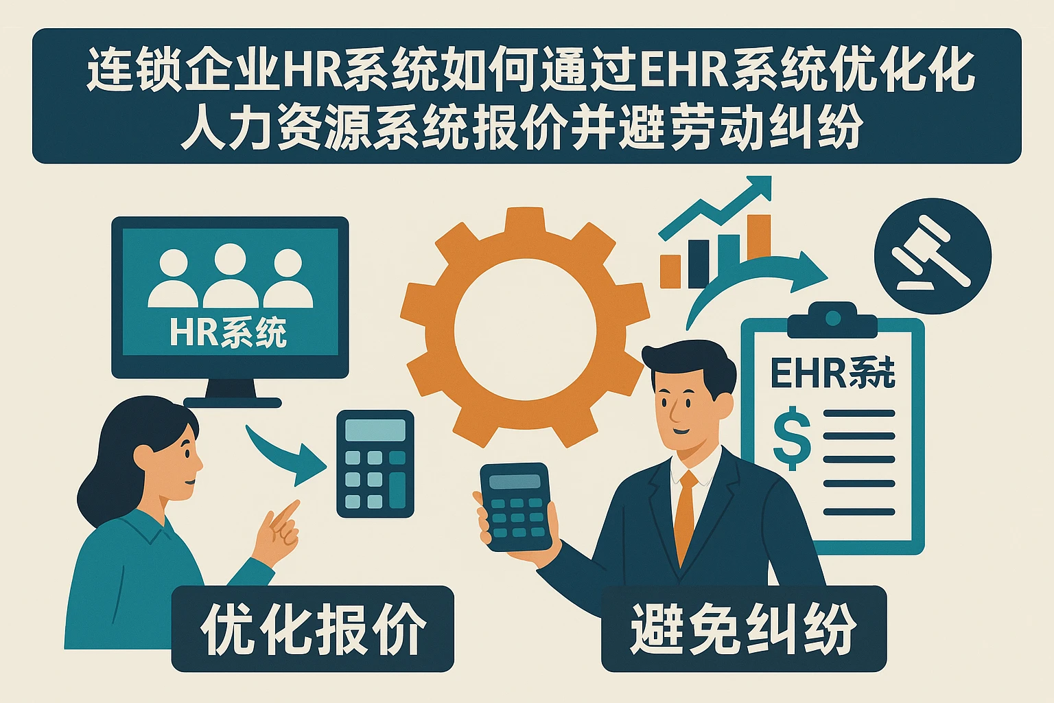连锁企业HR系统如何通过EHR系统优化人力资源系统报价并避免劳动纠纷