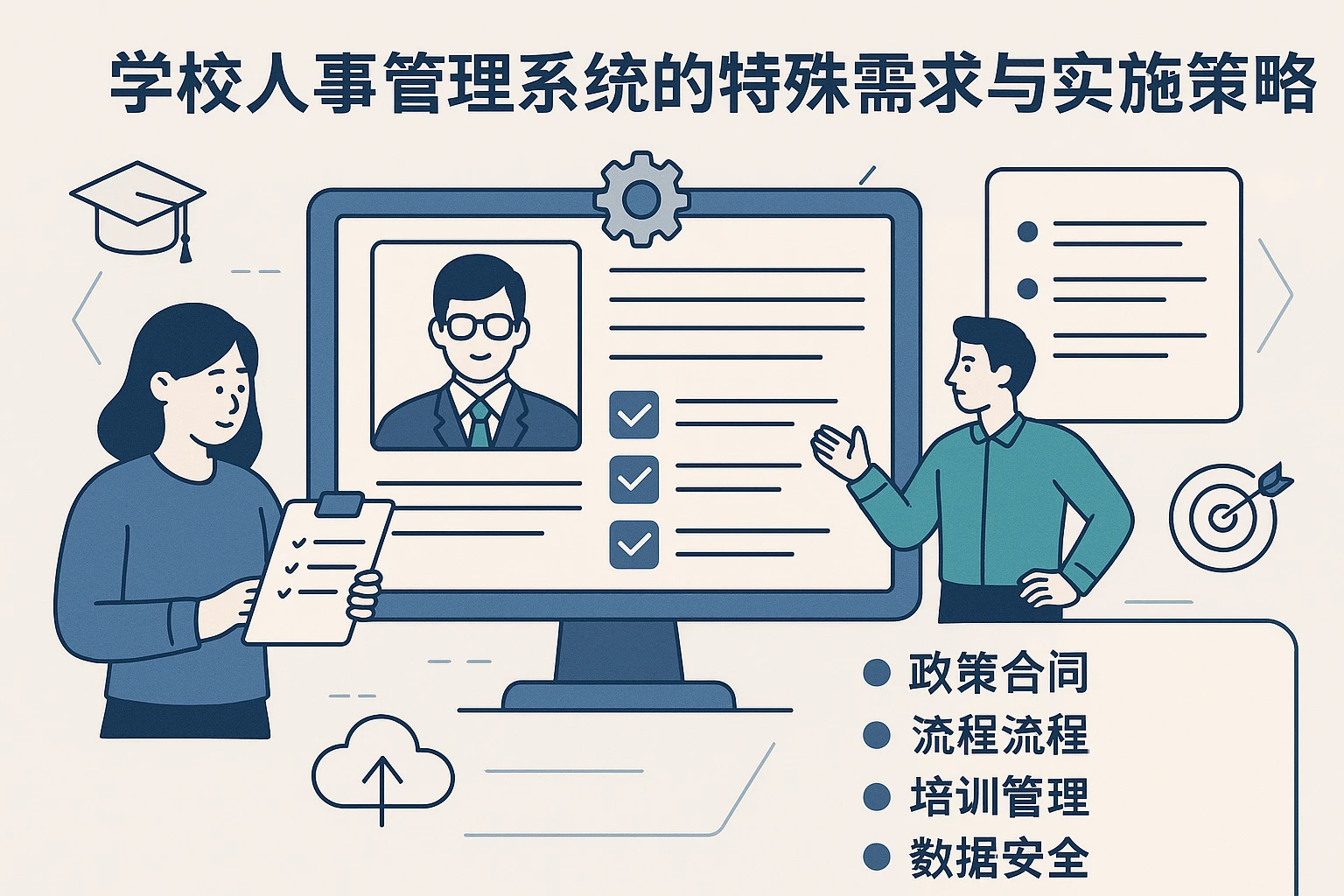 学校人事管理系统的特殊需求与实施策略