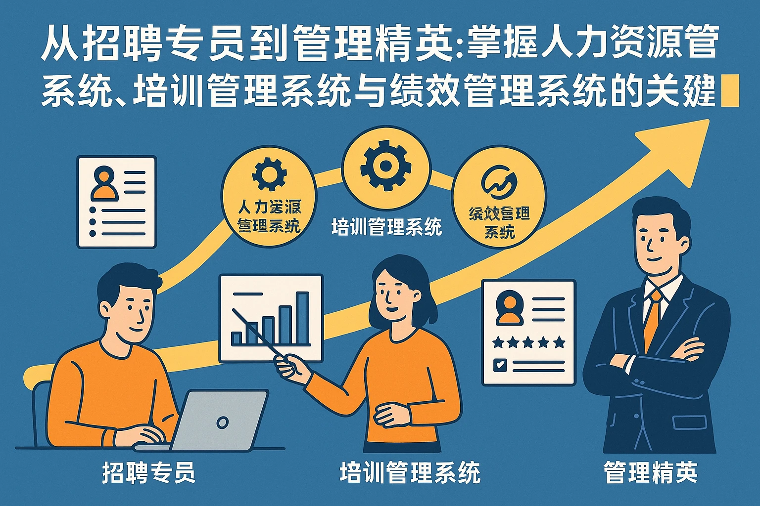从招聘专员到管理精英:掌握人力资源管理系统、培训管理系统与绩效管理系统的关键路径