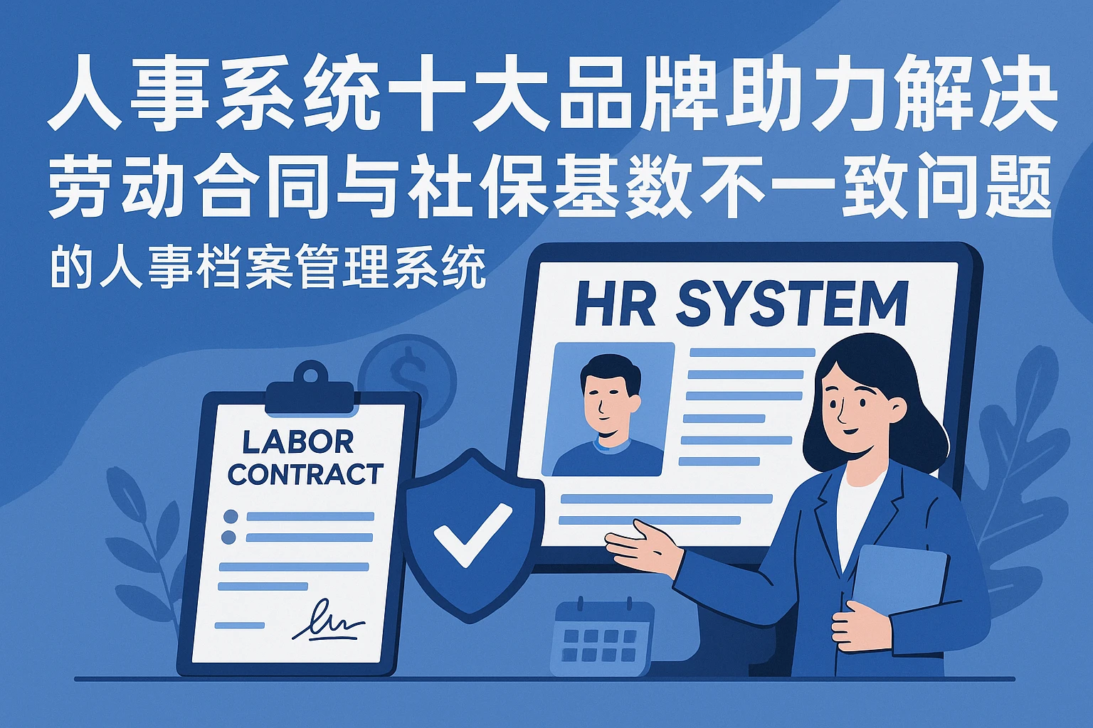 人事系统十大品牌助力解决劳动合同与社保基数不一致问题的人事档案管理系统