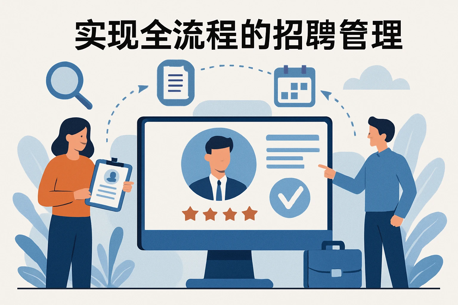 实现全流程的招聘管理