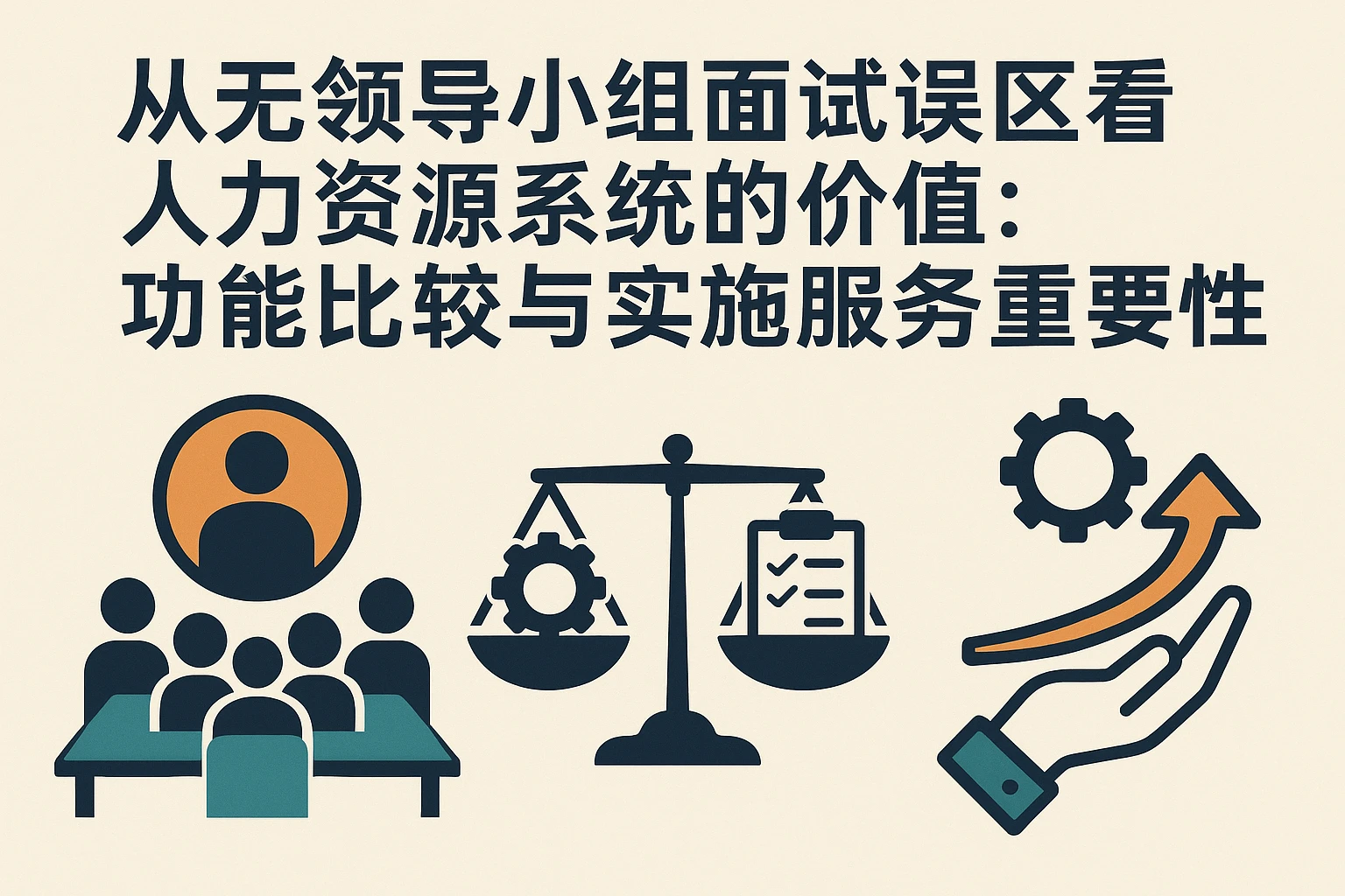 从无领导小组面试误区看人力资源系统的价值：功能比较与实施服务的重要性