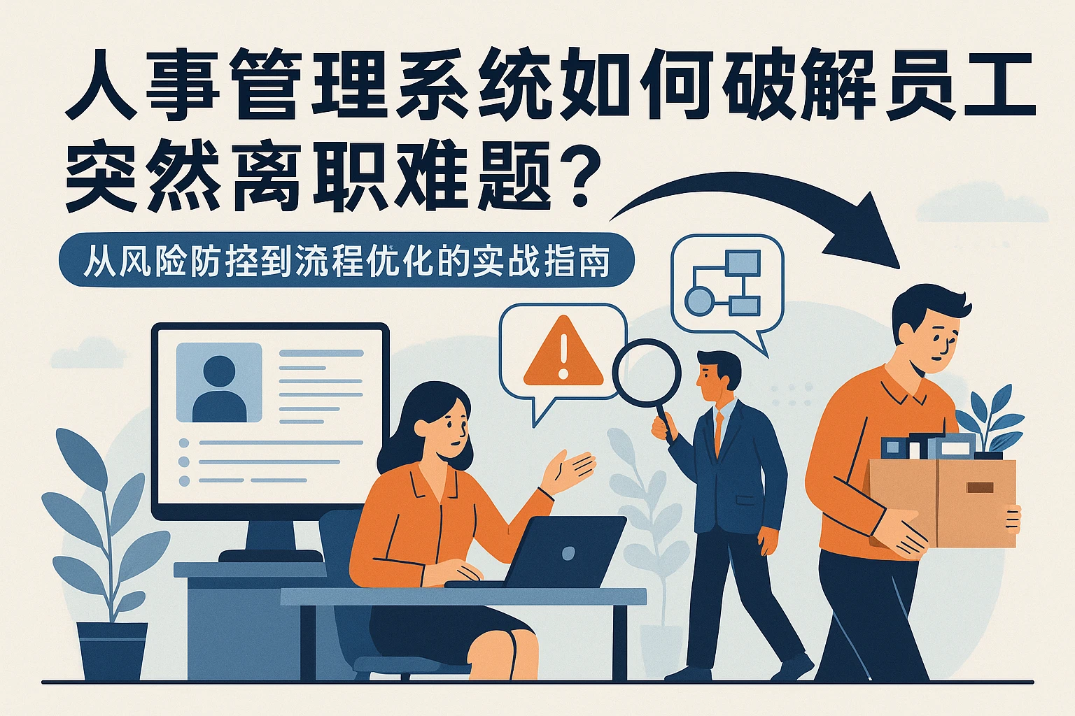 人事管理系统如何破解员工突然离职难题？从风险防控到流程优化的实战指南