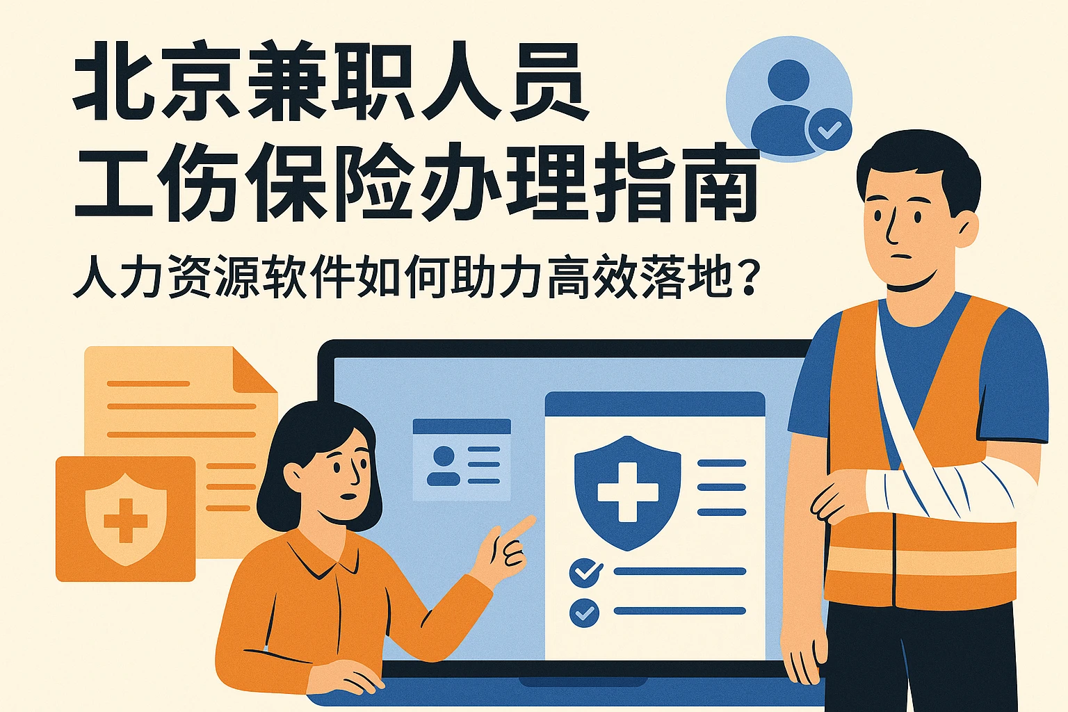 北京兼职人员工伤保险办理指南:人力资源软件如何助力高效落地?