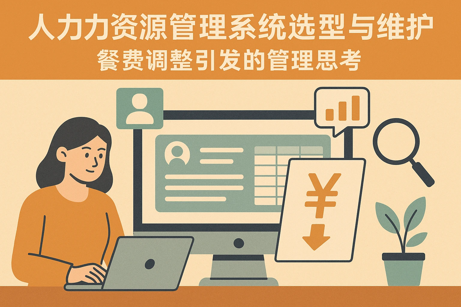 人力资源管理系统选型与维护：餐费调整引发的管理思考