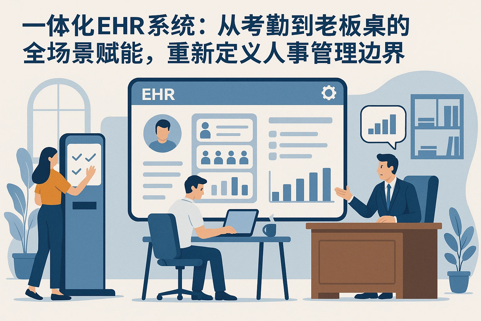 一体化EHR系统:从考勤到老板桌的全场景赋能,重新定义人事管理边界