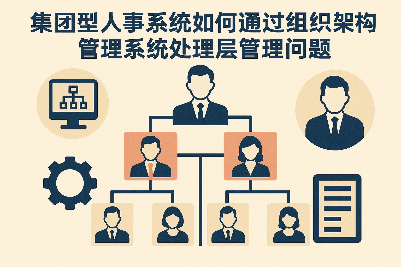 集团型人事系统如何通过组织架构管理系统处理中层管理问题