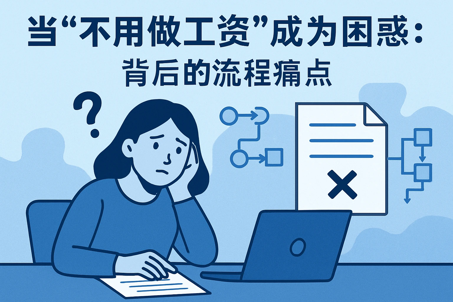 1.2 当“不用做工资”成为困惑:背后的流程痛点