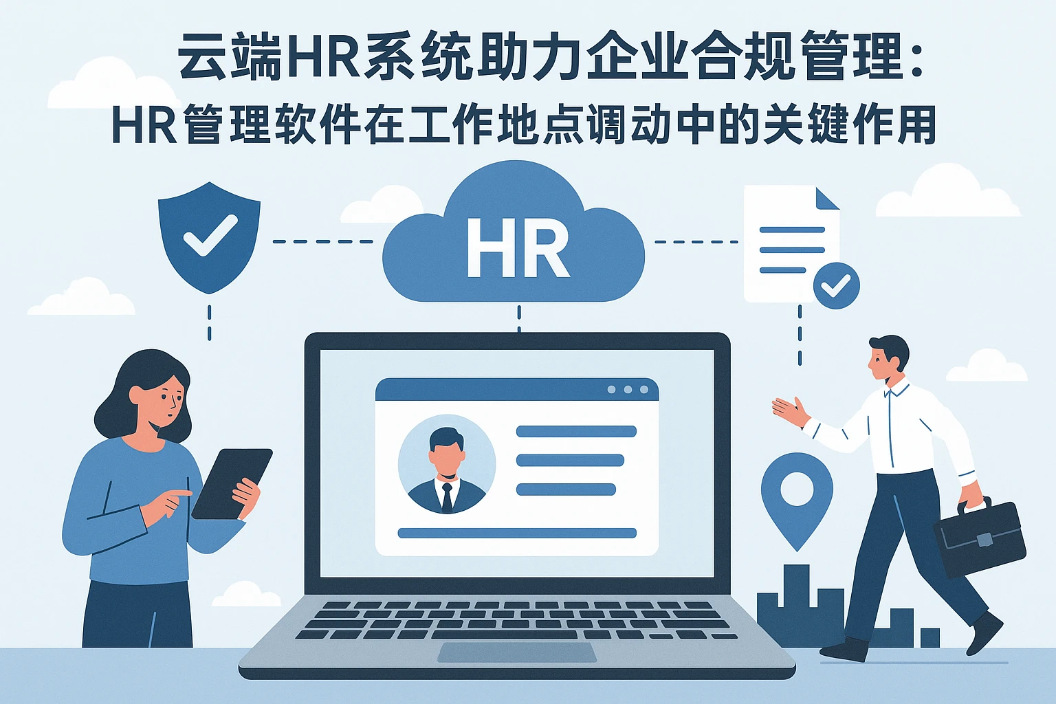 云端HR系统助力企业合规管理:HR管理软件在工作地点调动中的关键作用