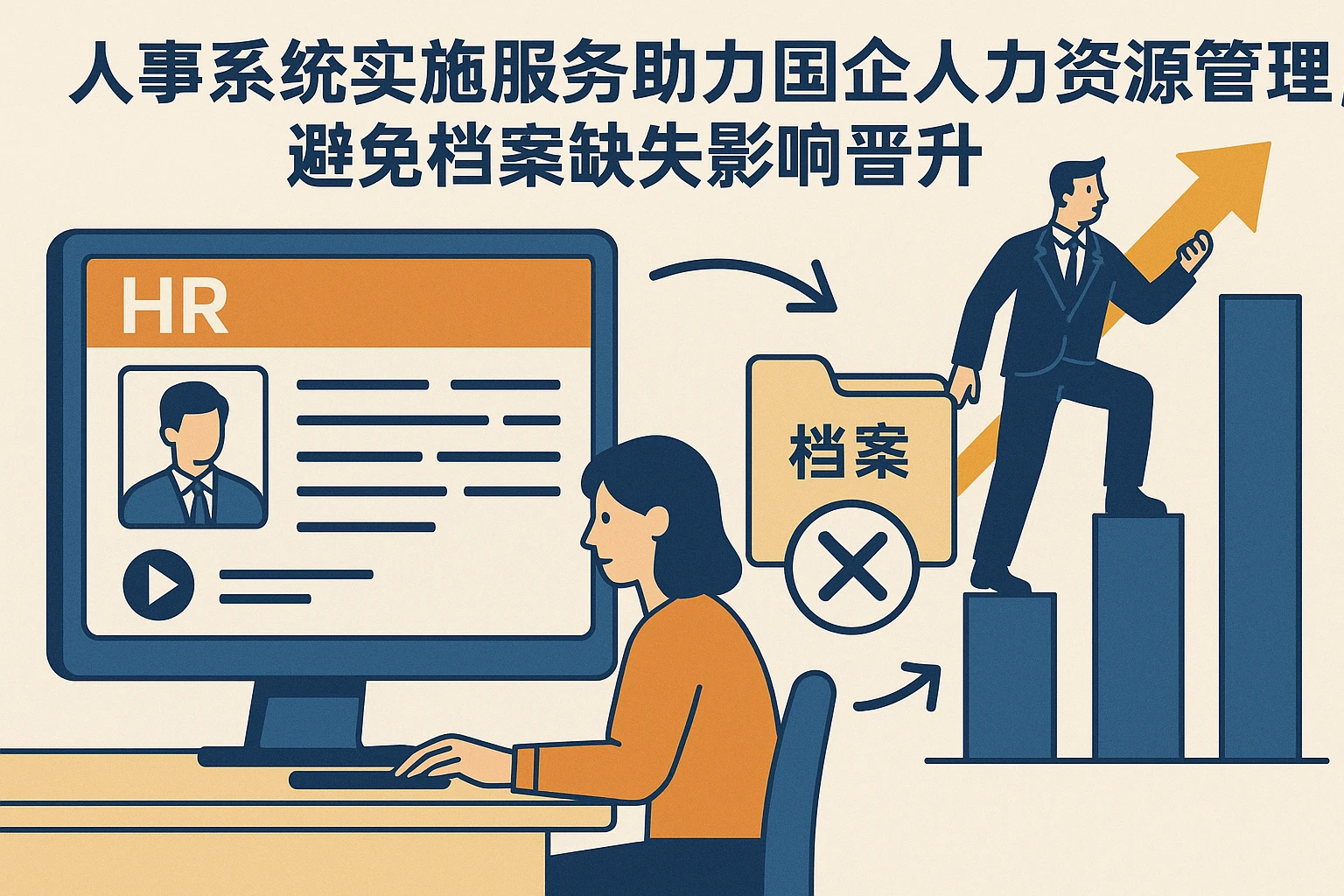 人事系统实施服务助力国企人力资源管理,避免档案缺失影响晋升
