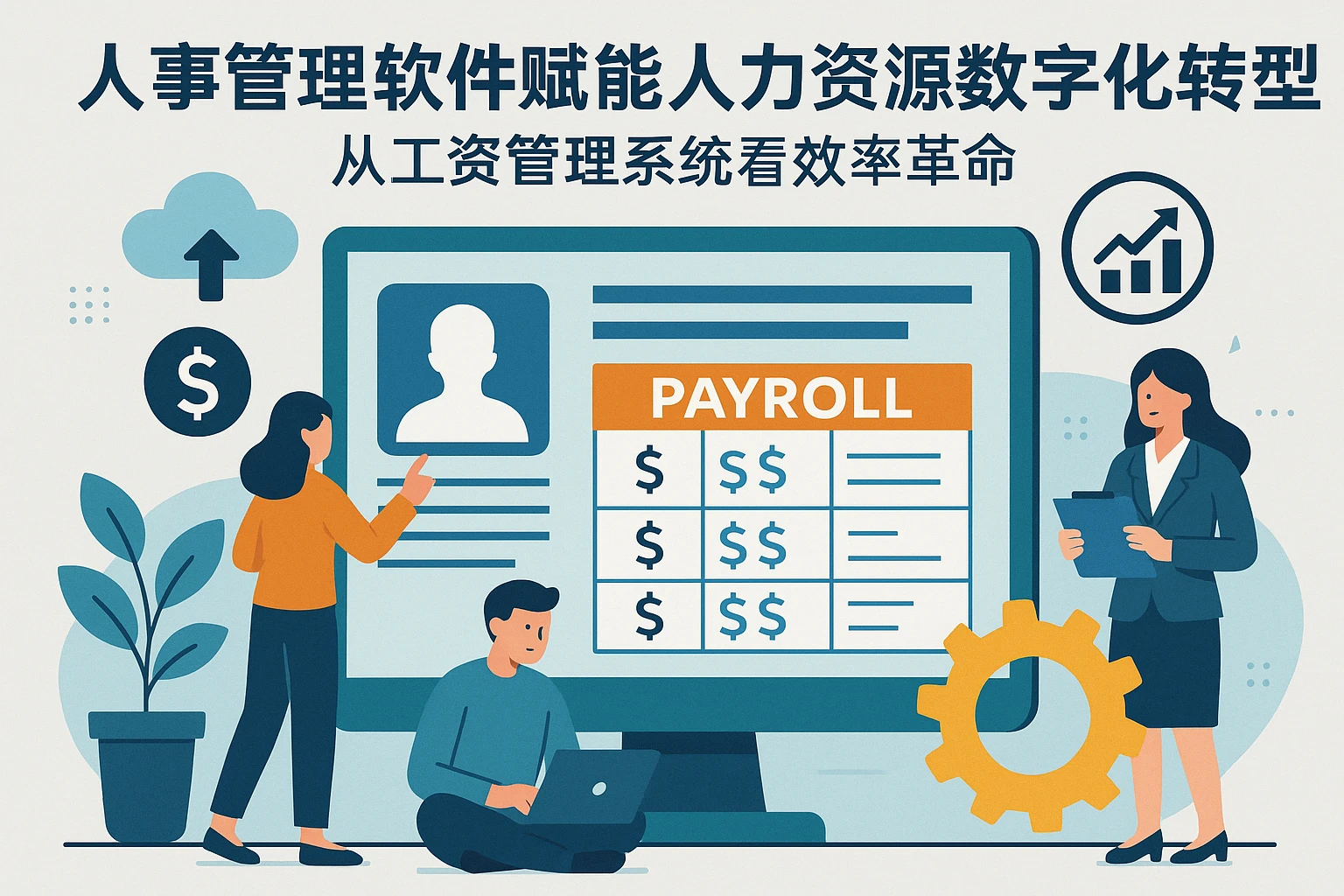 人事管理软件赋能人力资源数字化转型：从工资管理系统看效率革命