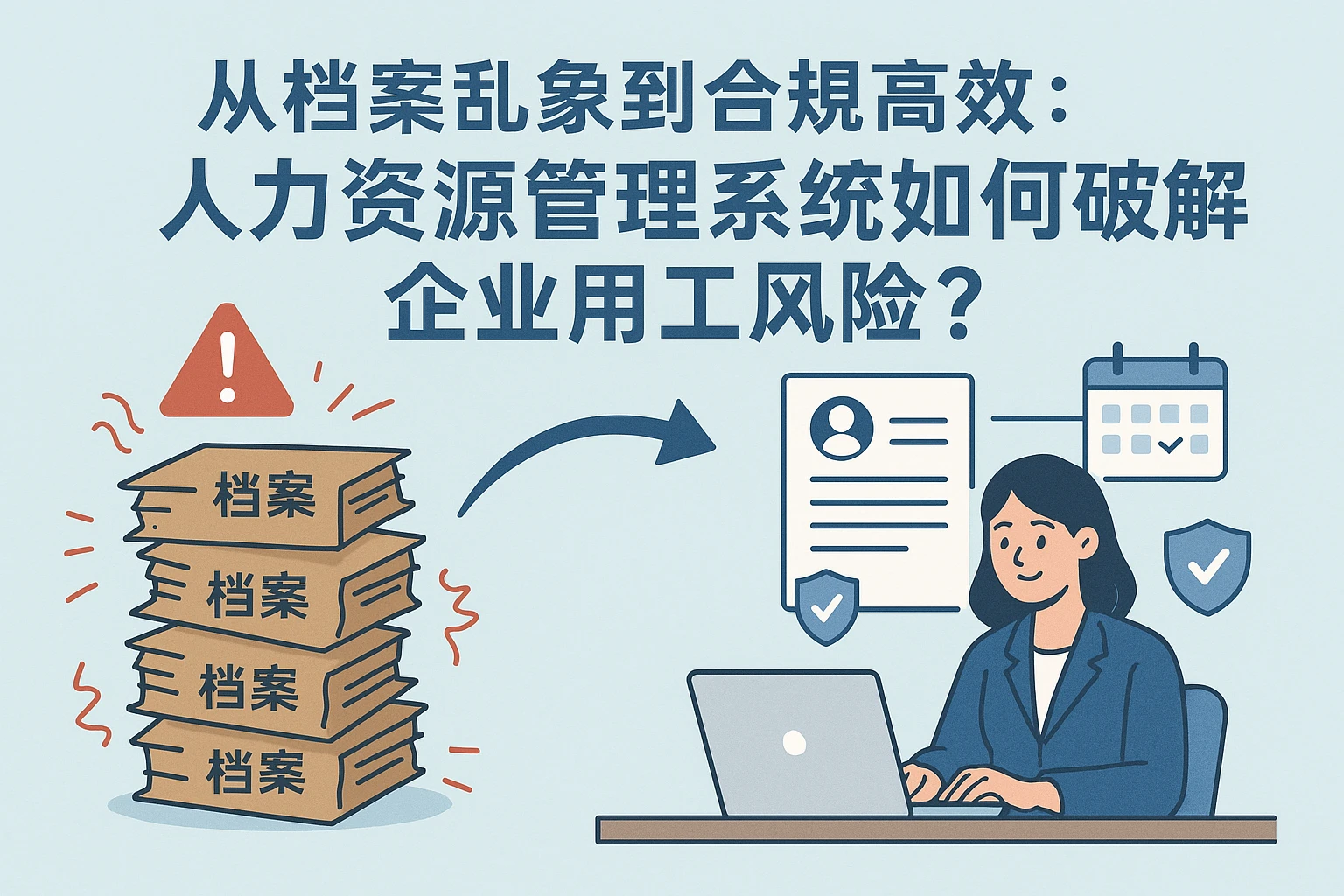 从档案乱象到合规高效：人力资源管理系统如何破解企业用工风险？