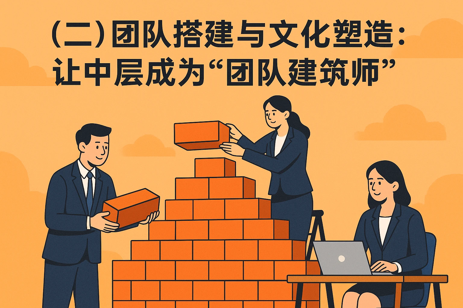 （二）团队搭建与文化塑造：让中层成为“团队建筑师”