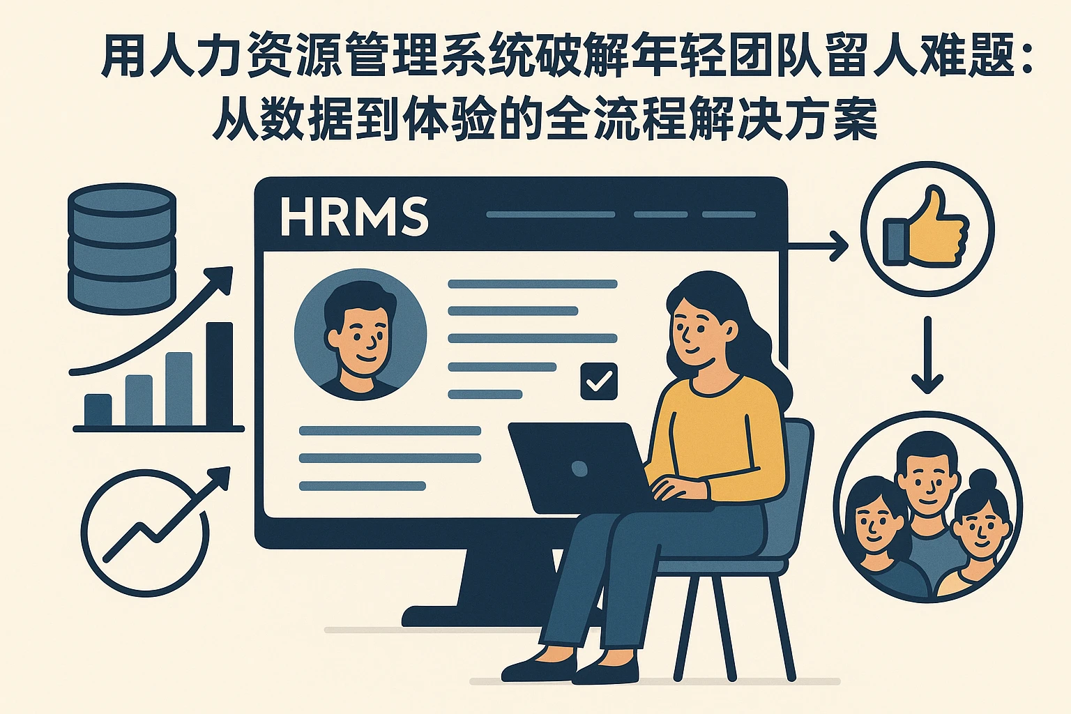 用人力资源管理系统破解年轻团队留人难题：从数据到体验的全流程解决方案