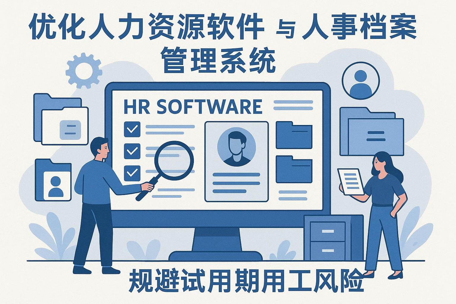 优化人力资源软件与人事档案管理系统，规避试用期用工风险