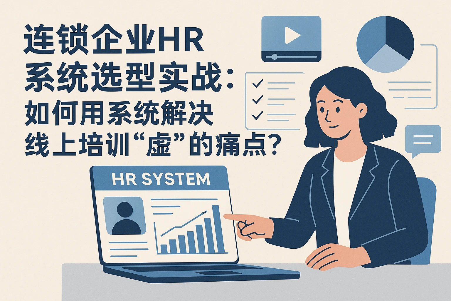 连锁企业HR系统选型实战:如何用系统解决线上培训“虚”的痛点?
