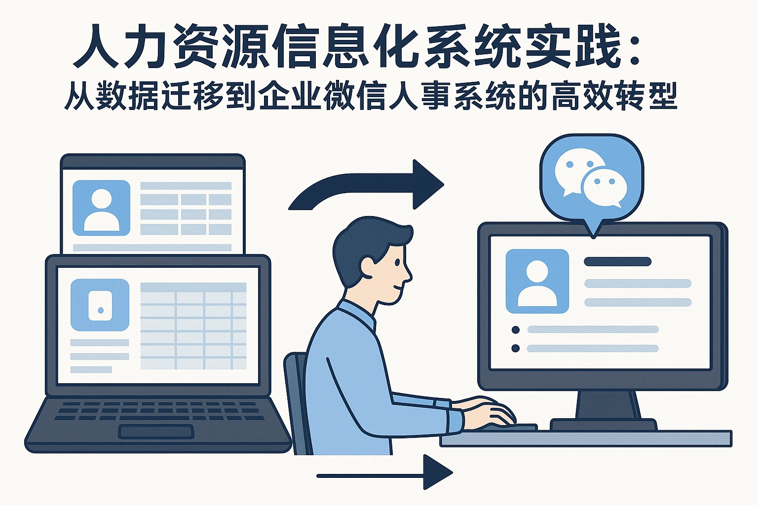 人力资源信息化系统实践：从数据迁移到企业微信人事系统的高效转型